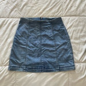 Denim skirt